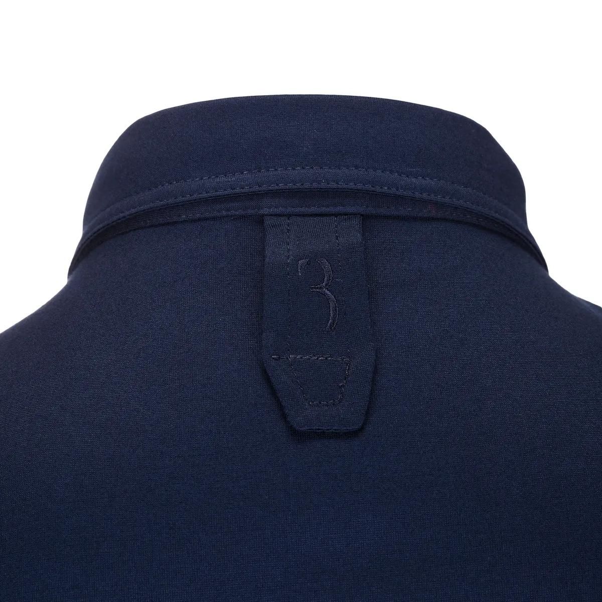 Colorblock-Piqué-Poloshirt aus Baumwolle