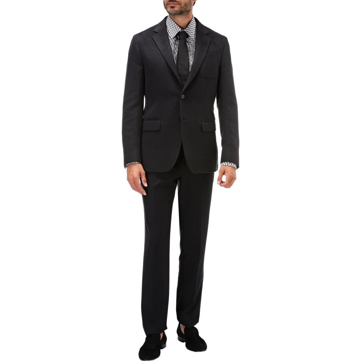 Jacquard Wollfilz Blazer Jacke