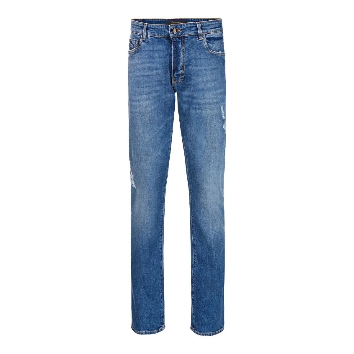 Regular Fit Jeans mit Used-Look