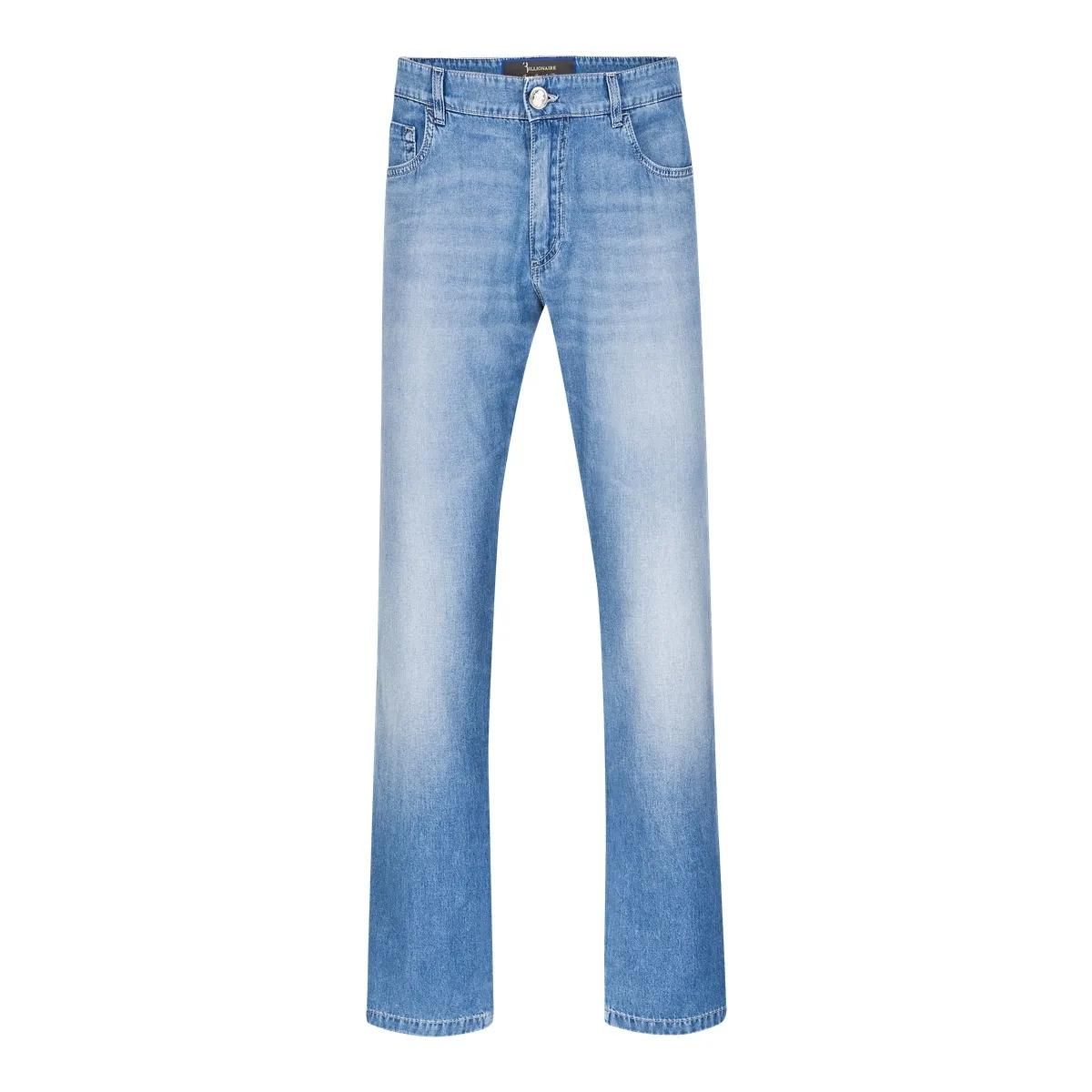 Jeans mit geradem Bein und regulärer Passform