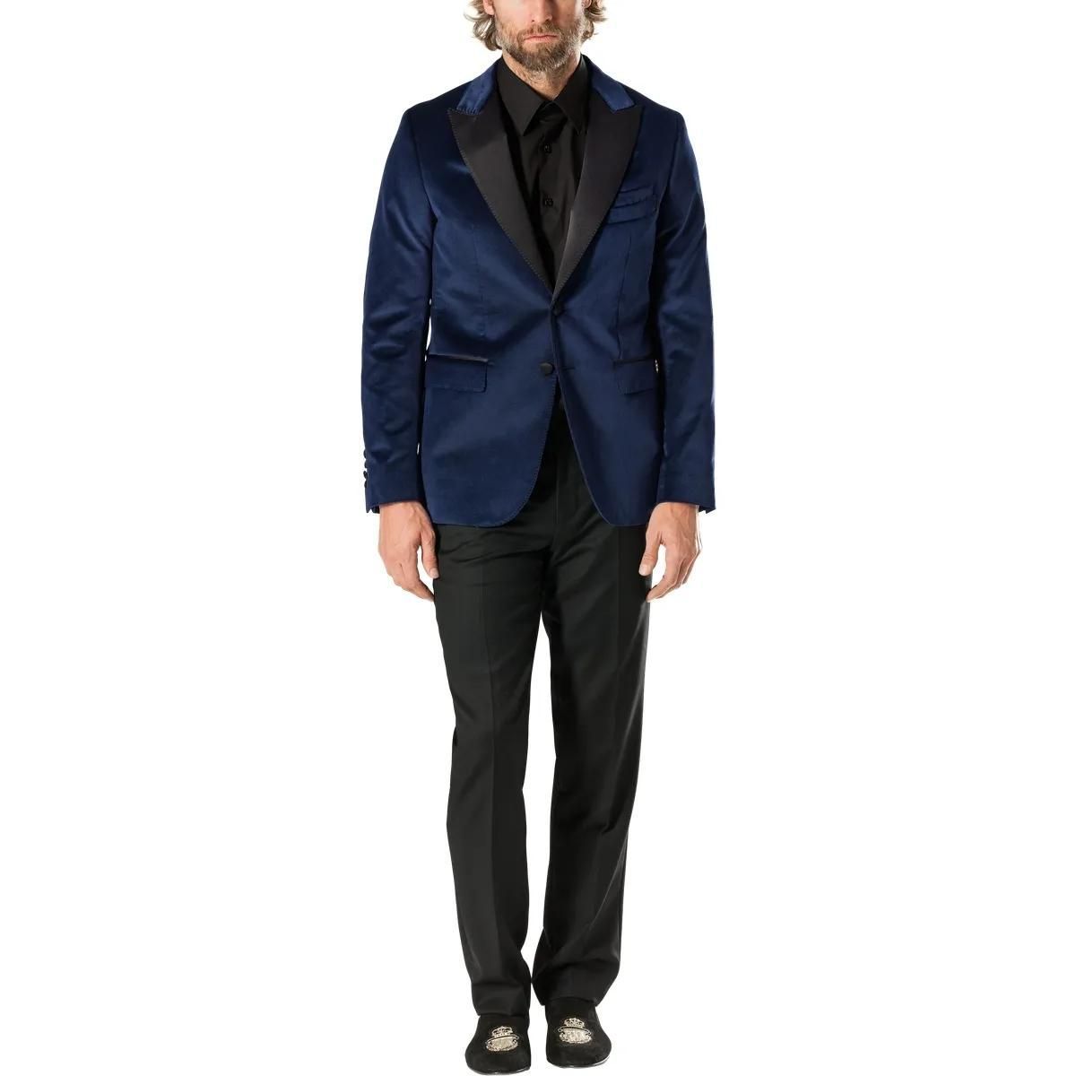 Eleganter Smoking-Blazer aus Samt