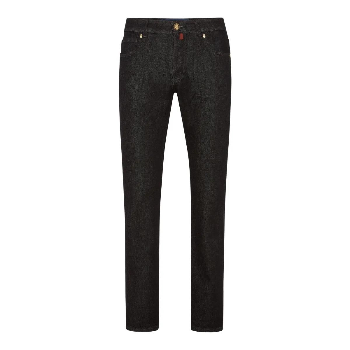 Klassische Straight-Leg Jeans in dunkler Waschung