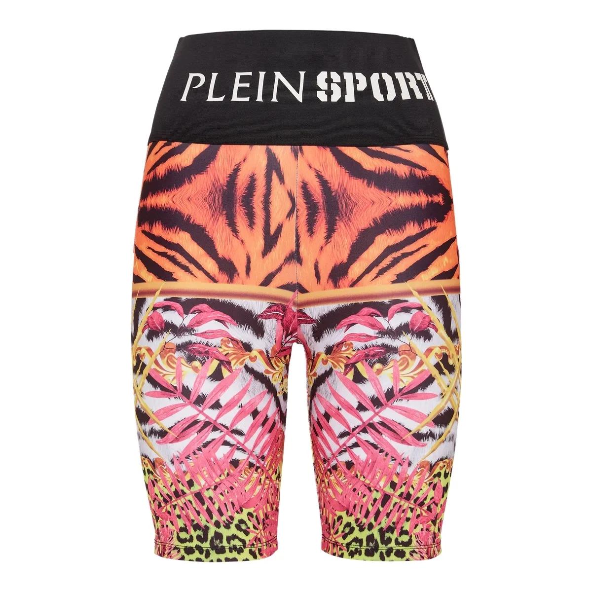 Bedruckte Radlerhose mit hohem Bund