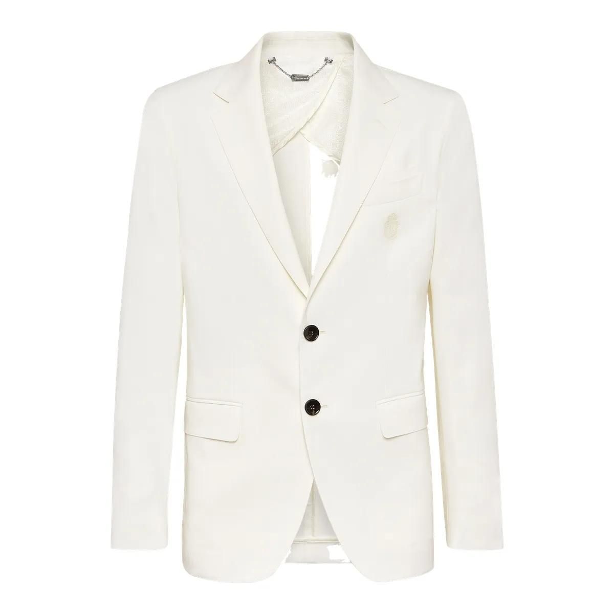 Eleganter Zwei-Knopf-Blazer aus leichter Wolle