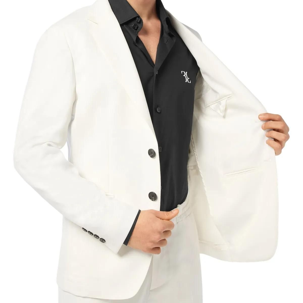 Eleganter Zwei-Knopf-Blazer aus leichter Wolle