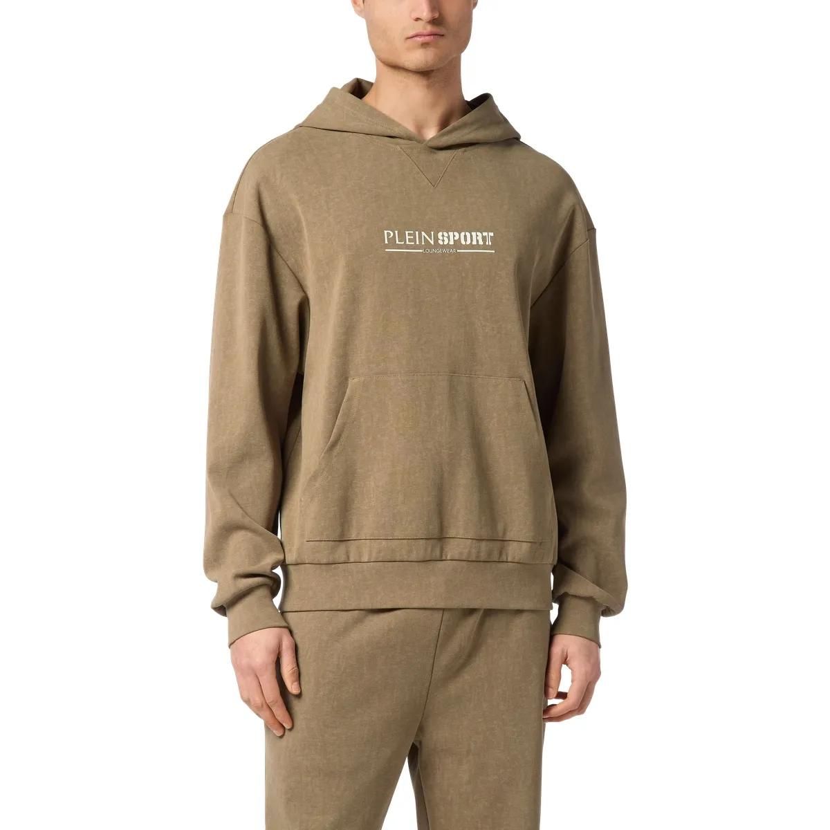 Plein Sport Loungewear Hoodie mit entspannter Passform