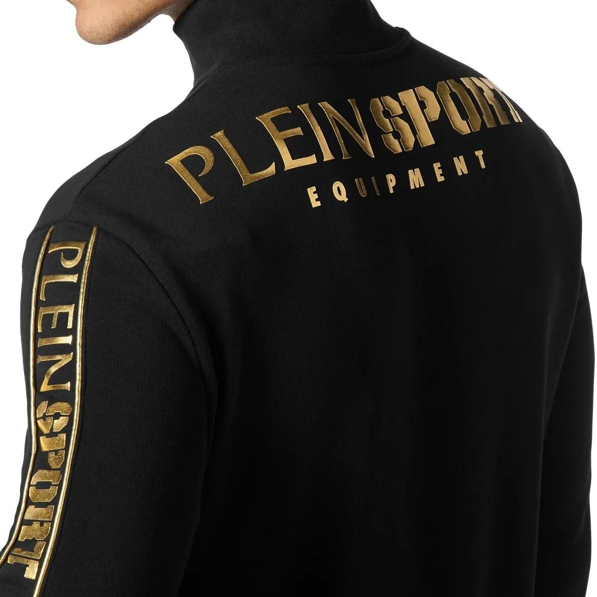 Moderne Trainingsjacke mit goldenen Akzenten