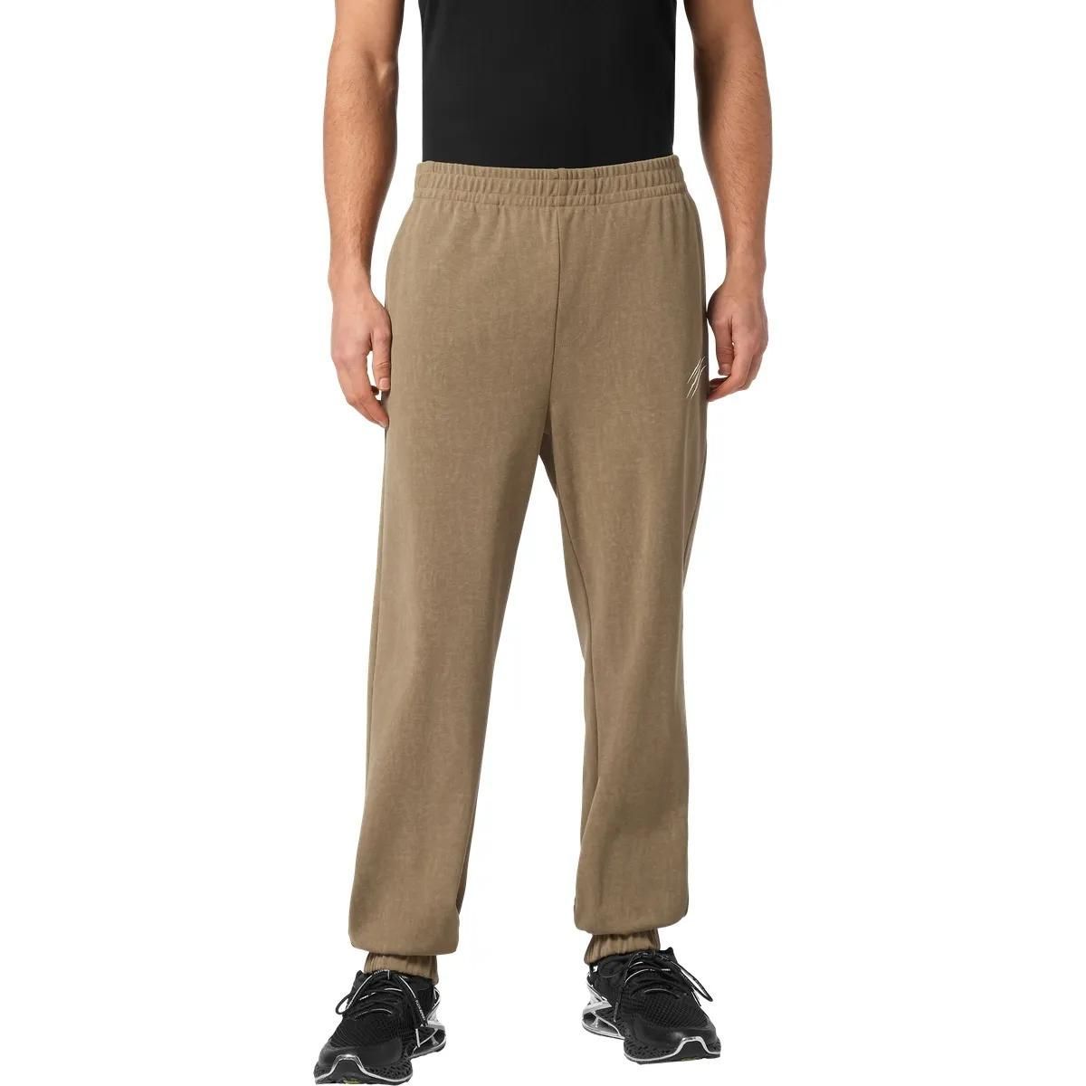 Herren Fleece Jogginghose mit Logo