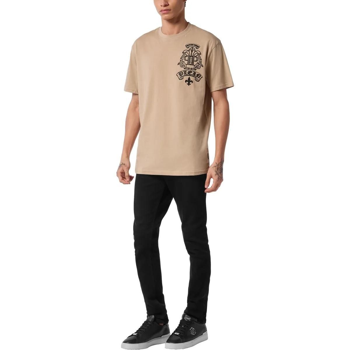 Baumwoll-T-Shirt mit Grafikprint