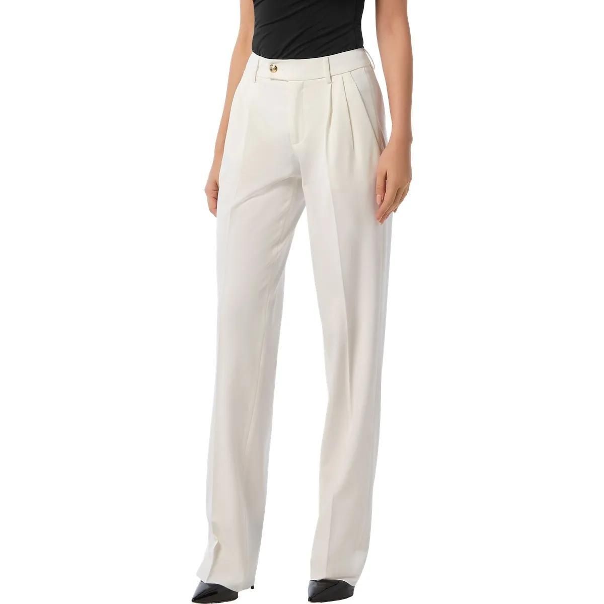 Elegante Plisseehose aus Wollmischung