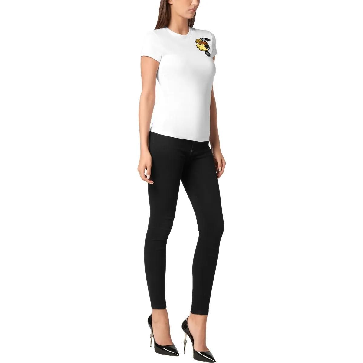 Slim Fit T-Shirt mit Enten-Grafik