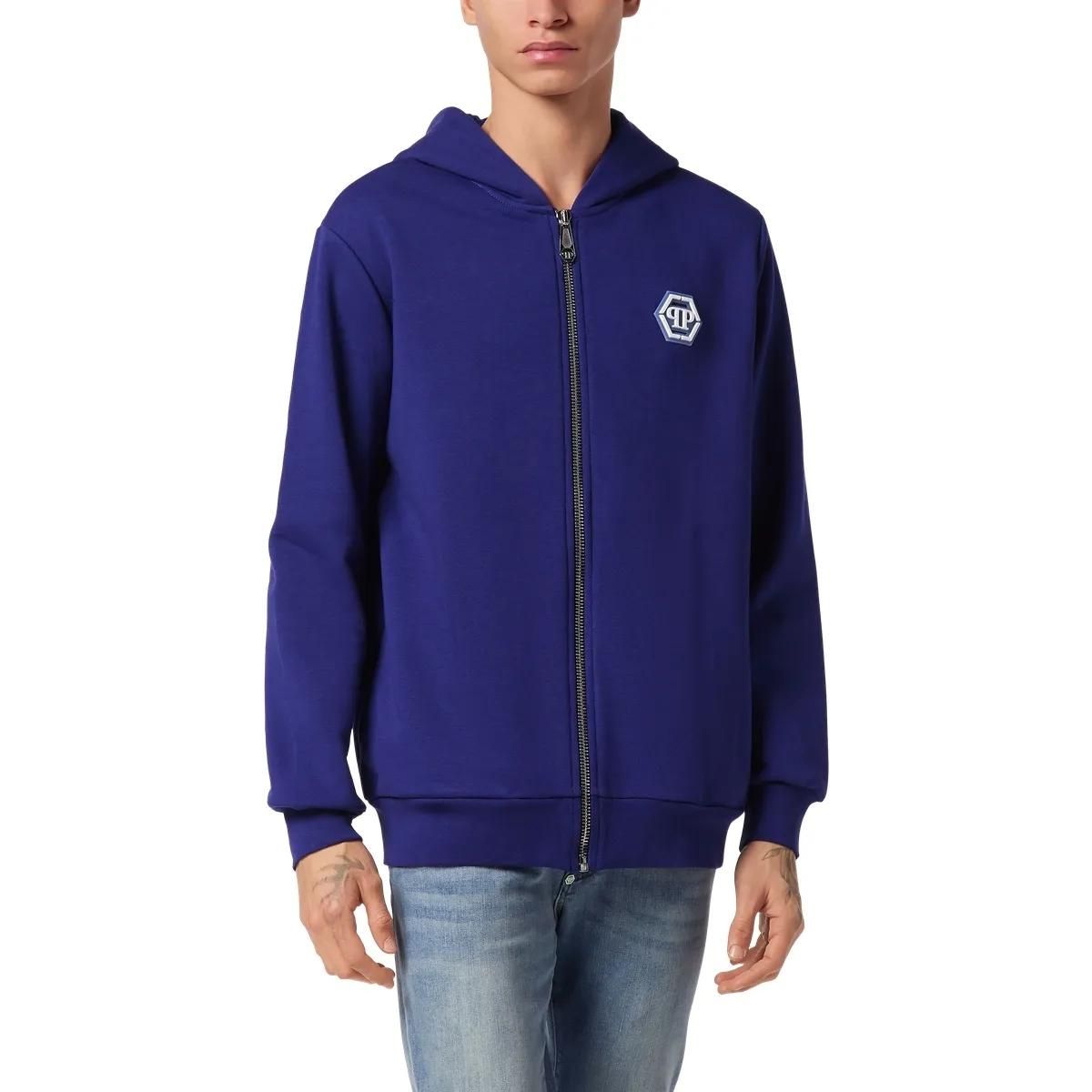 Iconic Fleece-Hoodie mit durchgehendem Reißverschluss