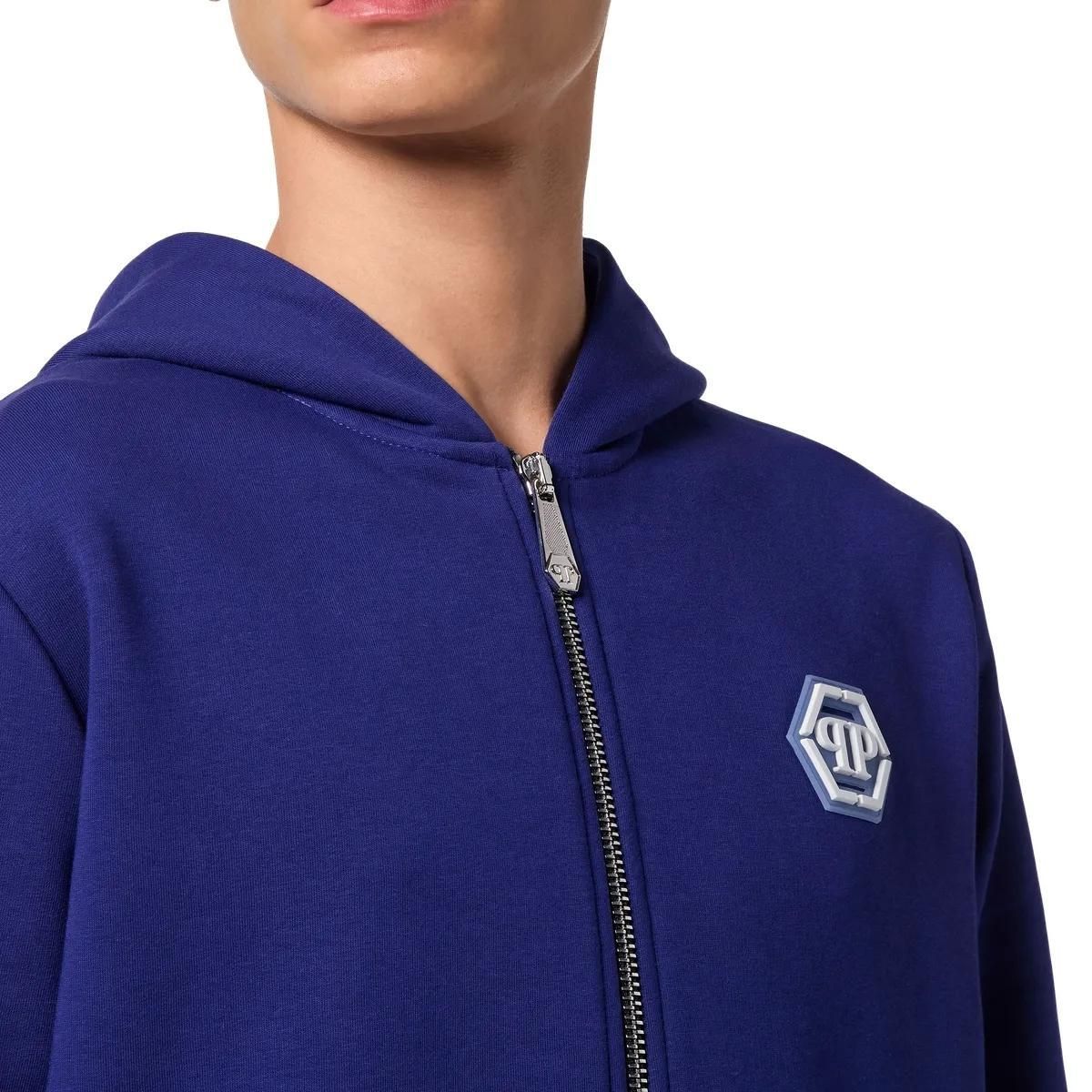 Iconic Fleece-Hoodie mit durchgehendem Reißverschluss