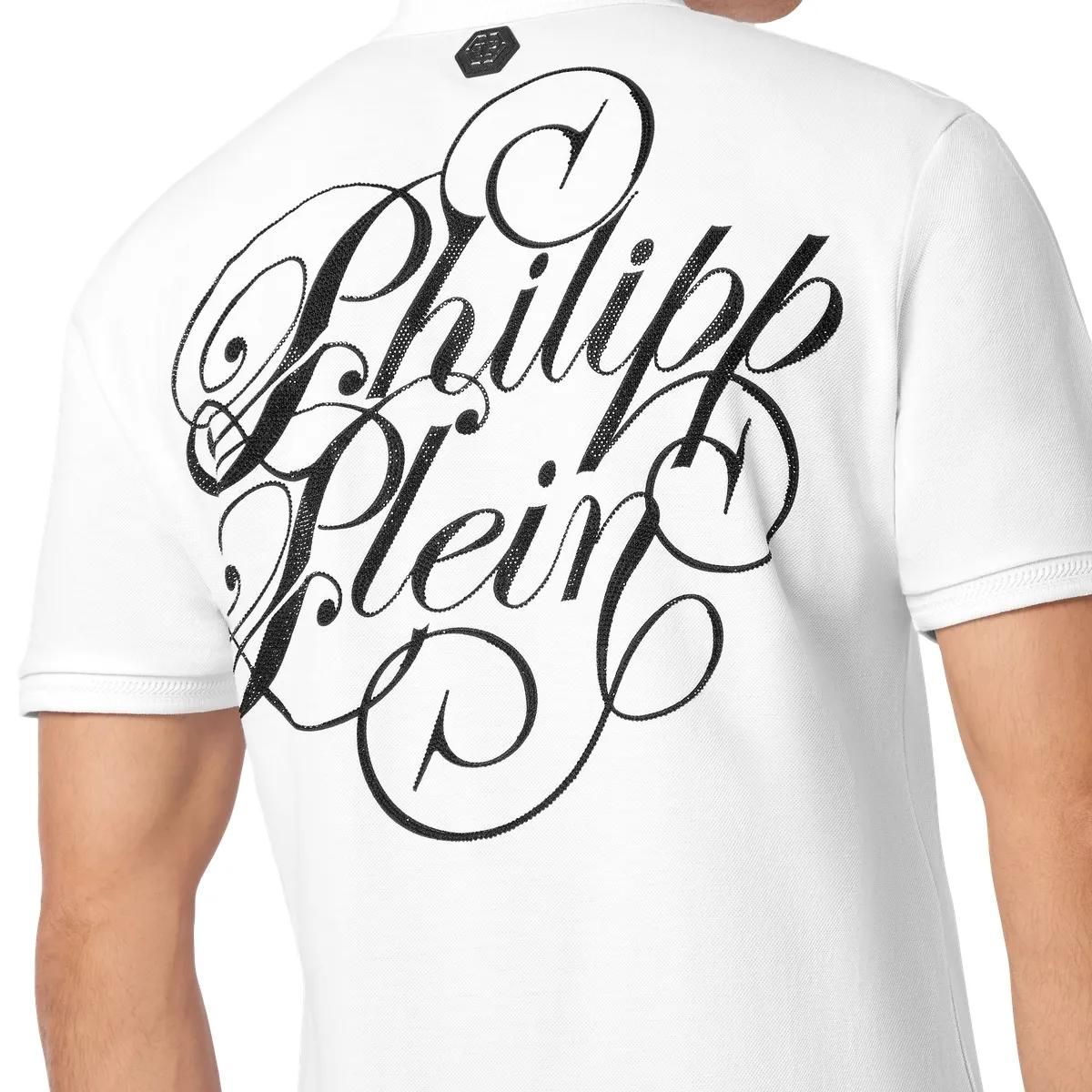 Polohemd aus Baumwollpiqué mit Grafiklogo