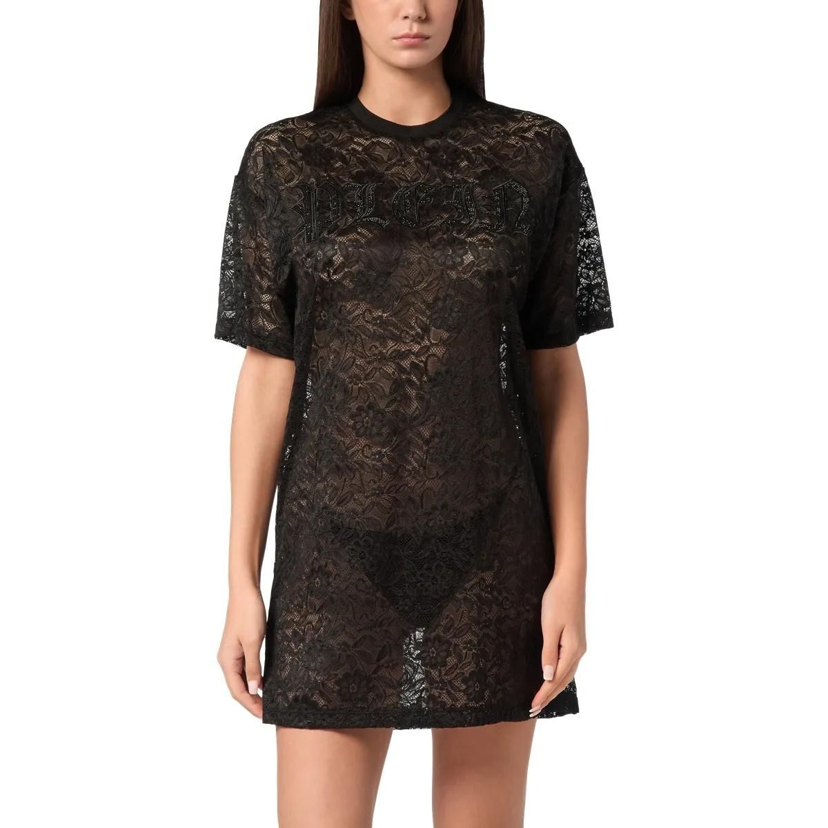 Lace T-Shirt Kleid