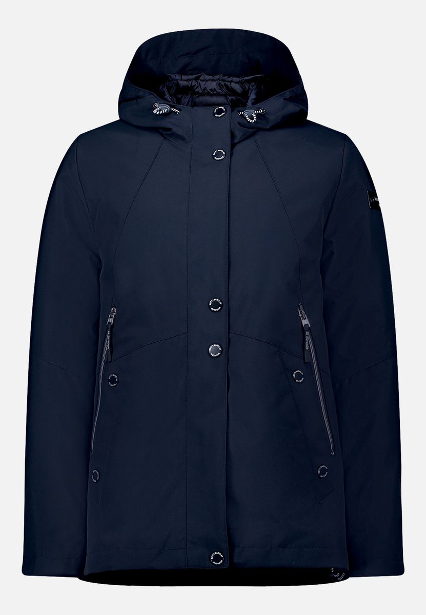Outdoorjacke mit Kapuze und heraustrennbarem Futter