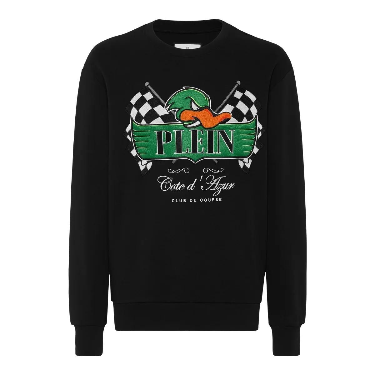 Sweatshirt aus Baumwollfleece mit Grafikprint