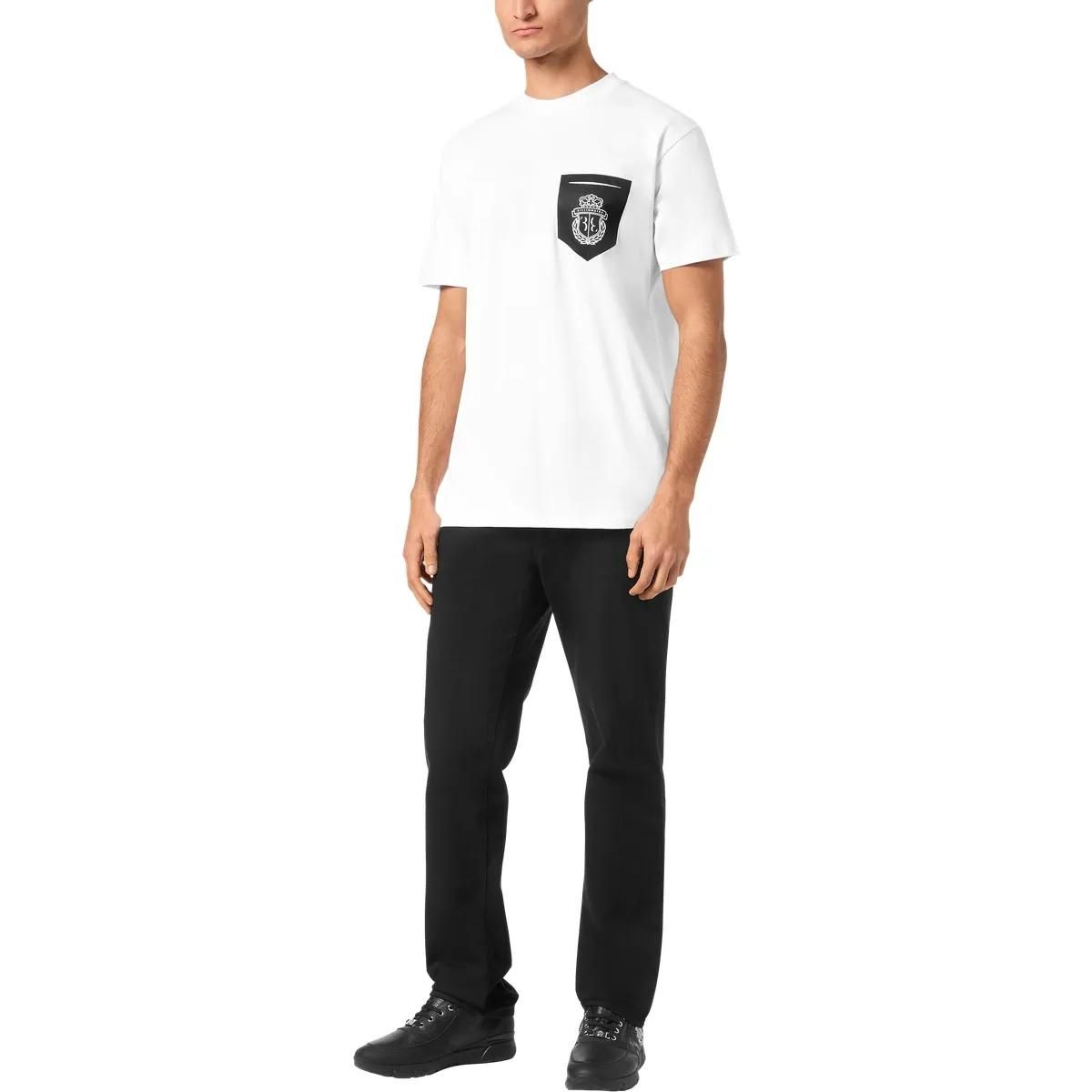 T-Shirt aus Baumwolljersey mit Wappen-Patch