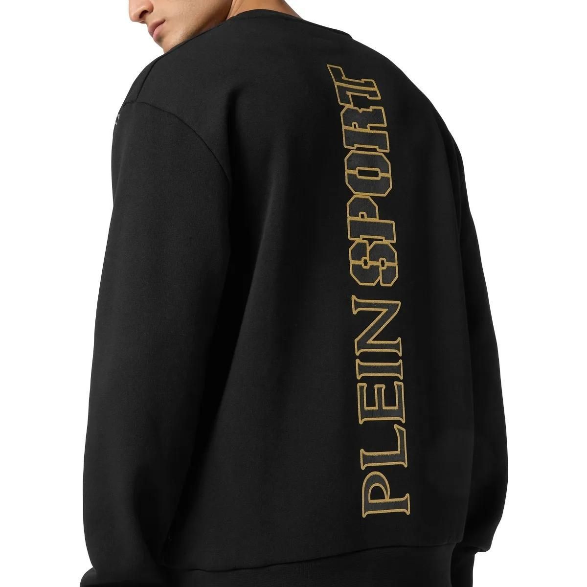 Plein Sport Schwarzes Logo Sweatshirt
