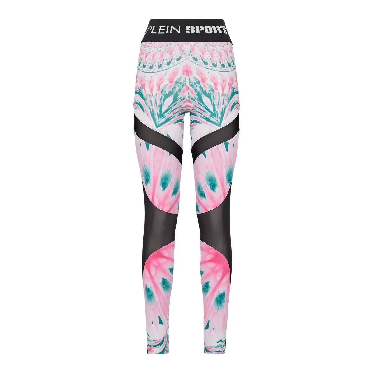 Bedruckte, hochtaillierte Sportleggings