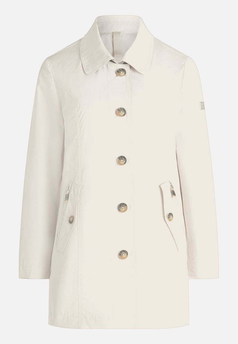 Klassische A-Linien Jacke mit Knopfleiste