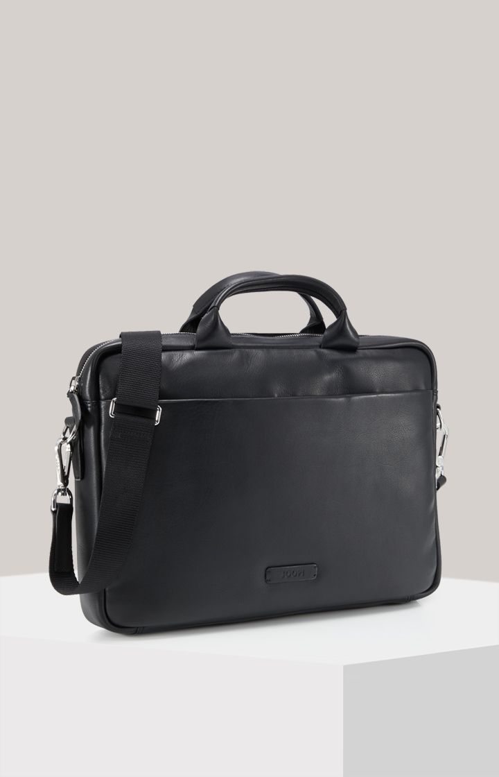 JOOP! Schwarze Leder Crossbody Businesstasche Vetra Pandion Unisex