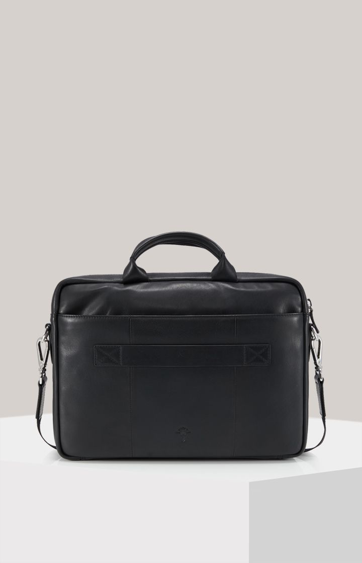 JOOP! Schwarze Leder Crossbody Businesstasche Vetra Pandion Unisex