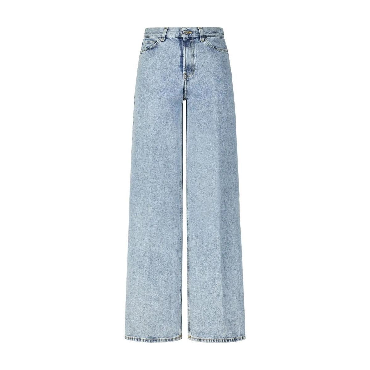Weitgeschnittene High-Waist Jeans