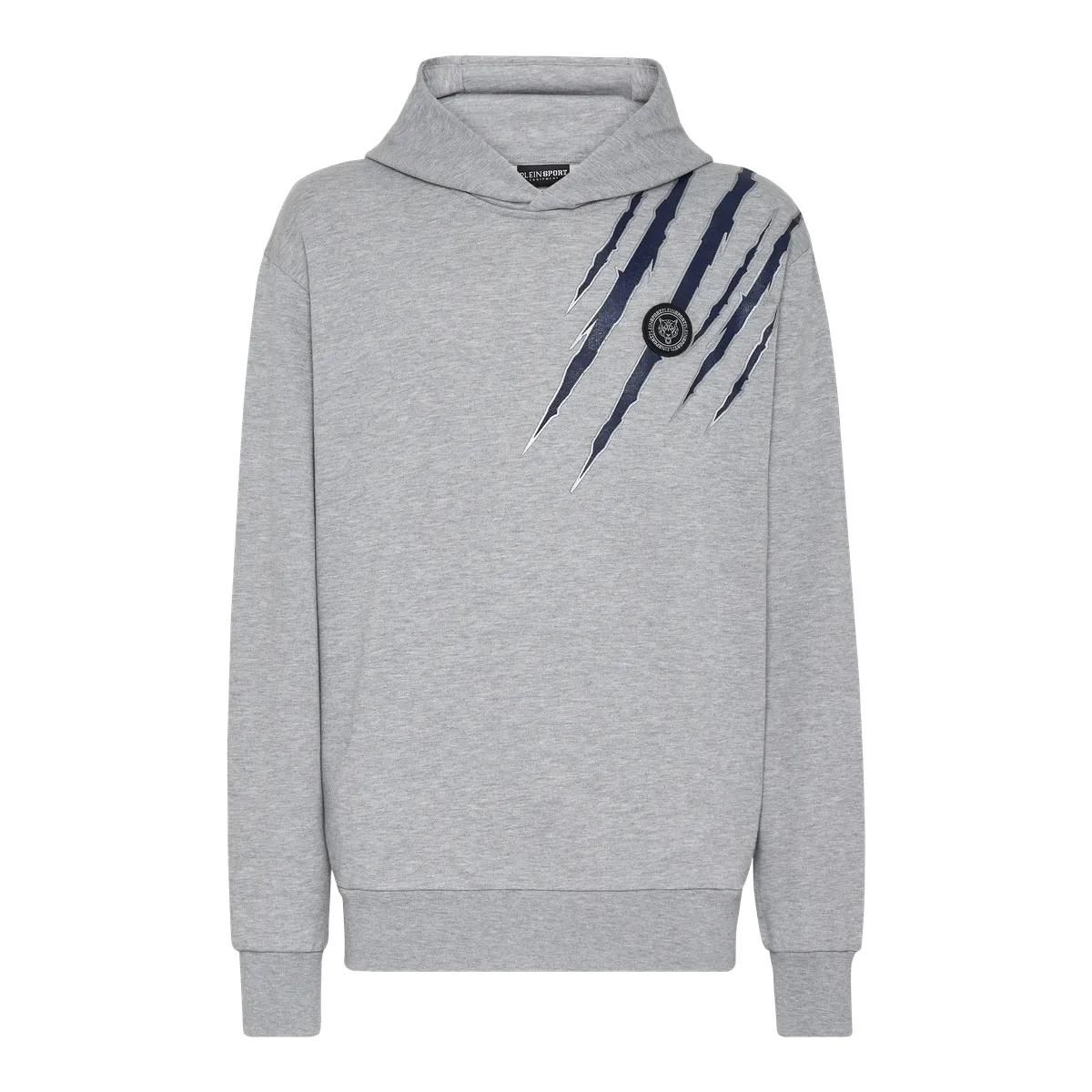 Hoodie mit Grafik-Kratzspuren