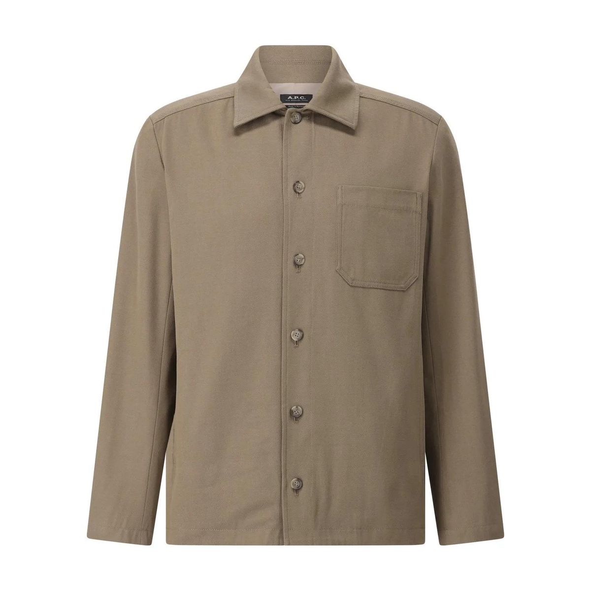 Overshirt aus Baumwollmischung mit entspanntem Schnitt