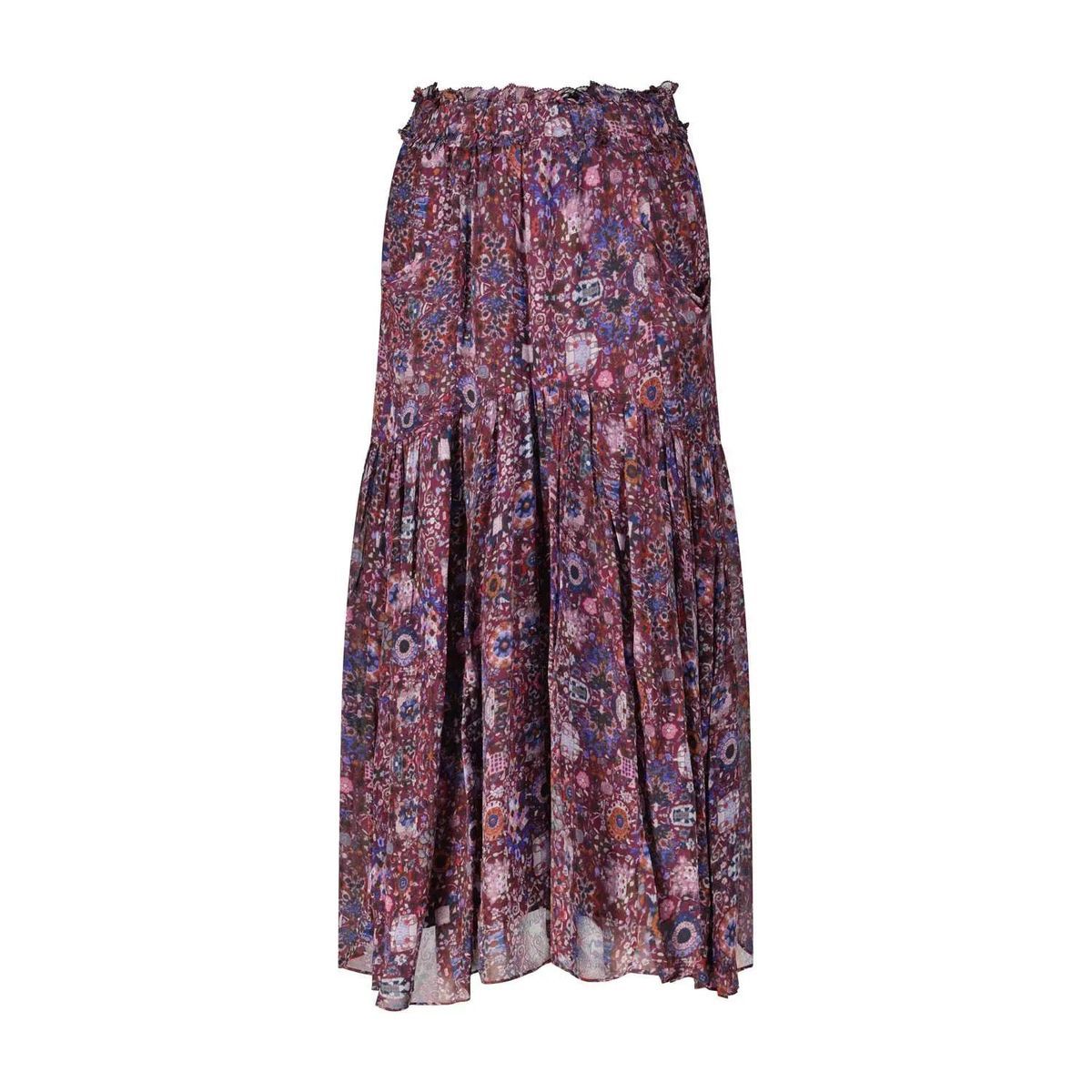 Maxirock Besma mit Blumenmuster