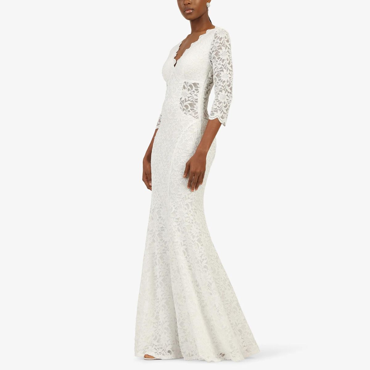 Elegantes Meerjungfrau-Abendkleid aus Spitze