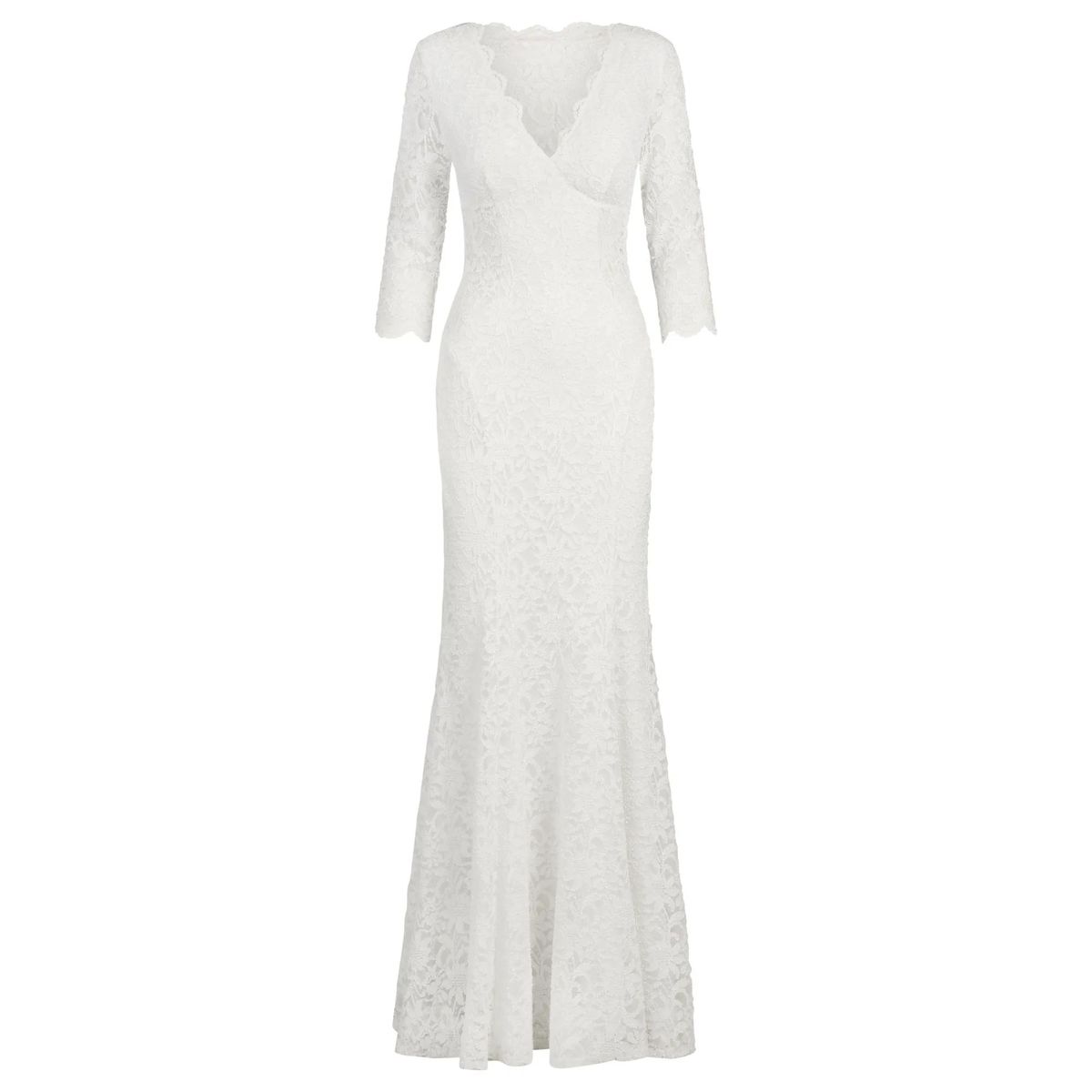 Elegantes Meerjungfrau-Abendkleid aus Spitze