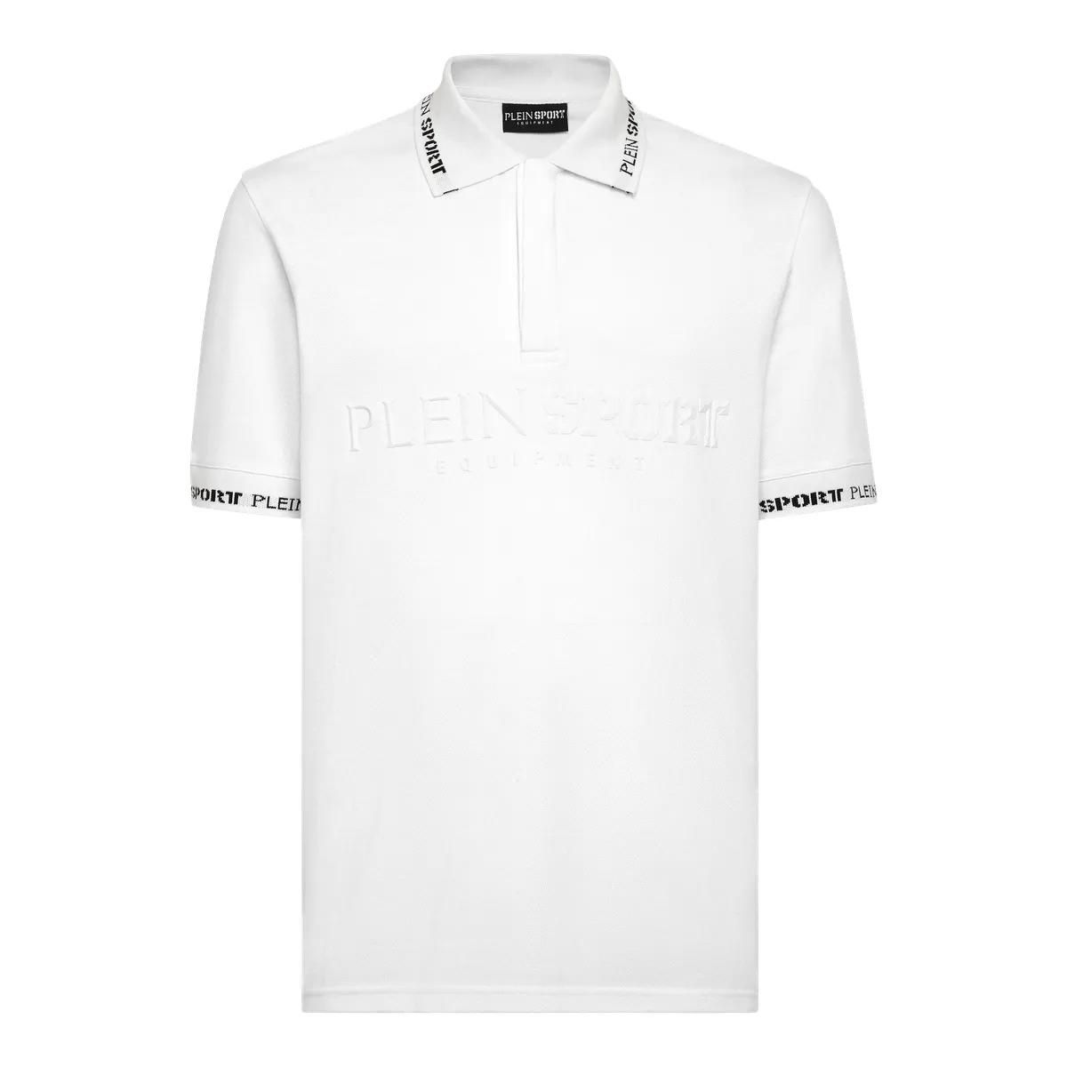 Modernes Poloshirt mit geprägtem Logo