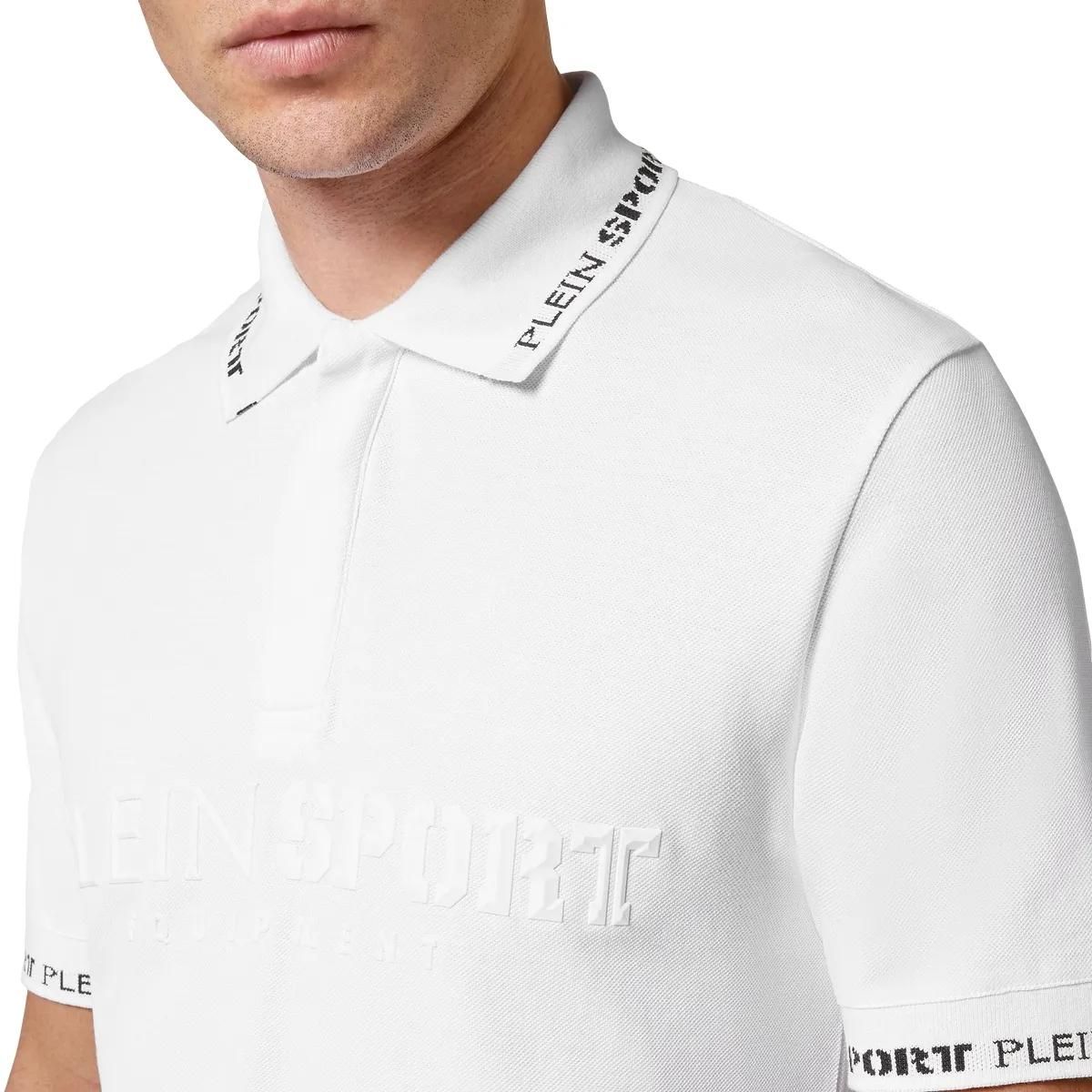 Modernes Poloshirt mit geprägtem Logo