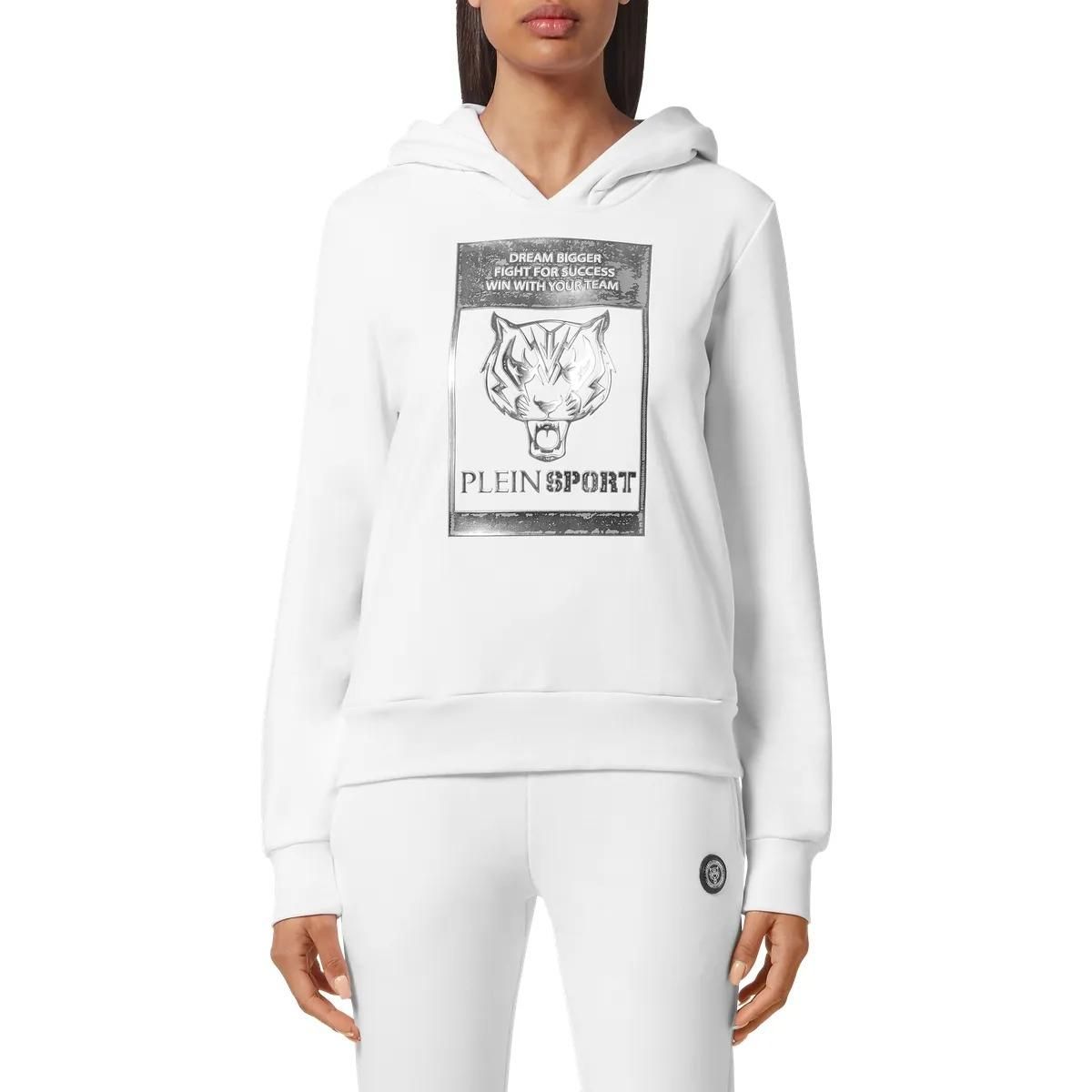 Sportlicher Hoodie mit Tigergrafik