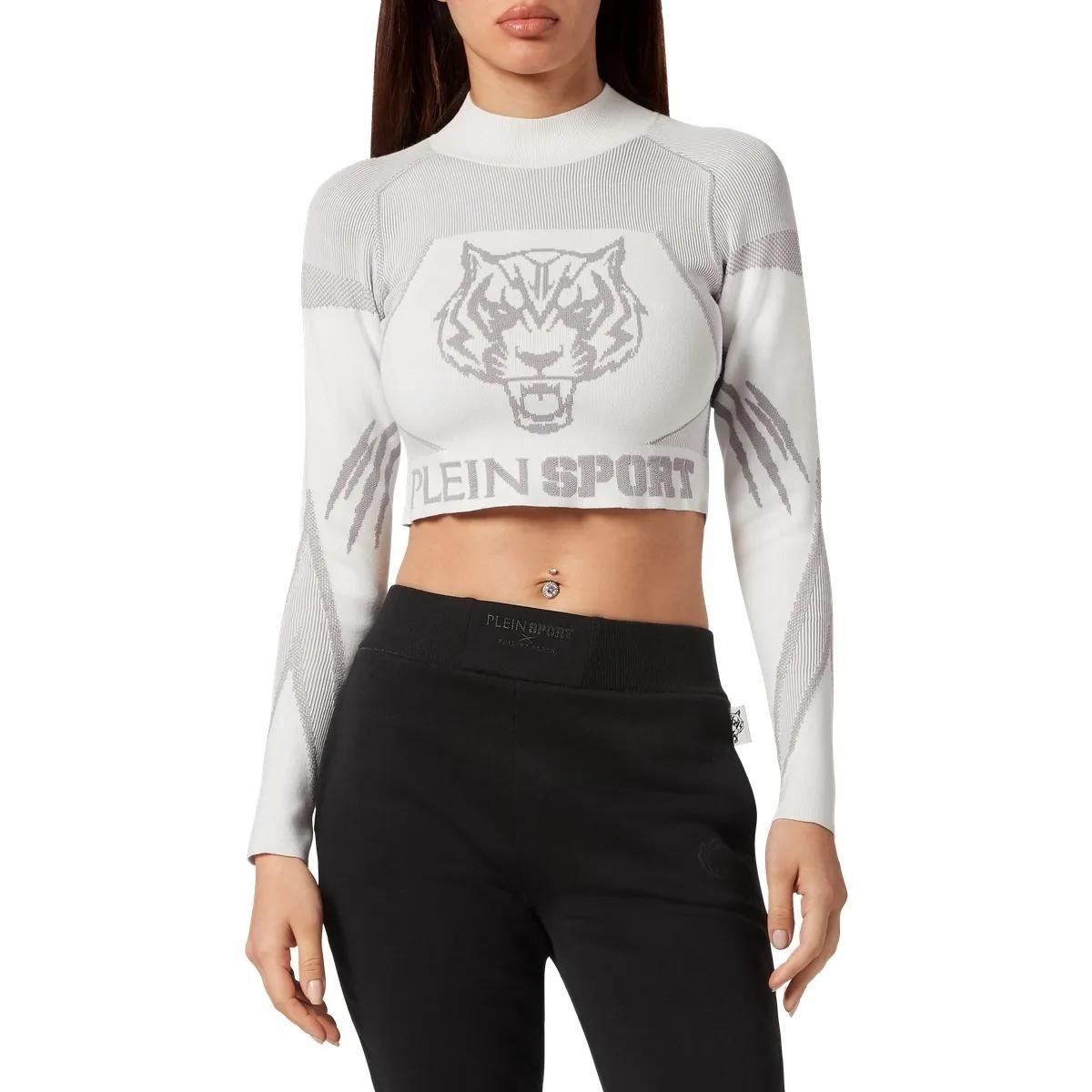 Grafik Tiger Crop Sport Top
