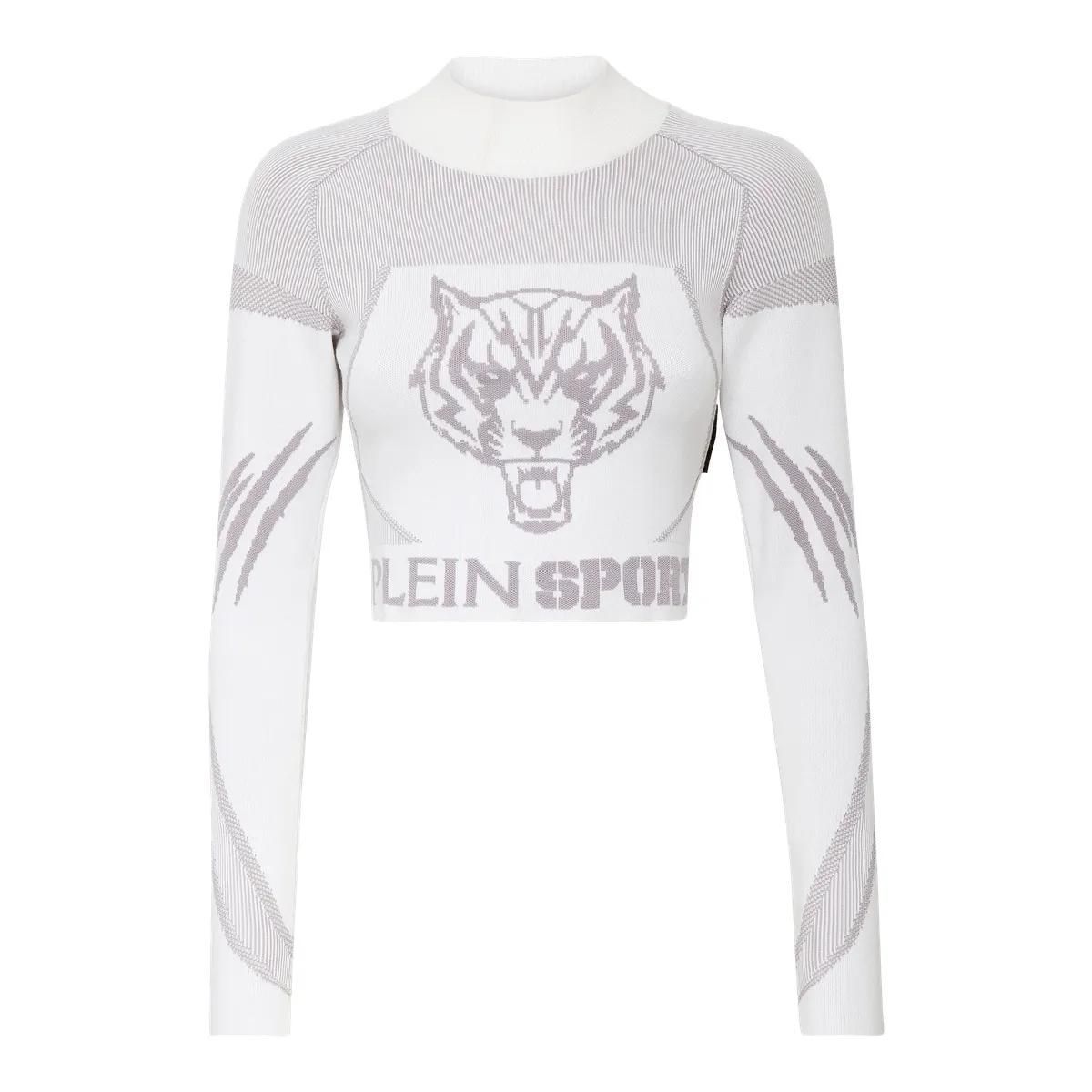 Grafik Tiger Crop Sport Top