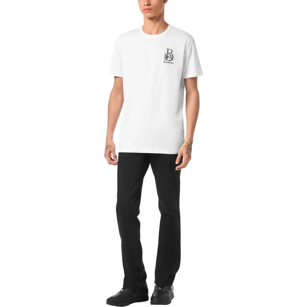 Baumwoll-T-Shirt mit Logo-Grafik