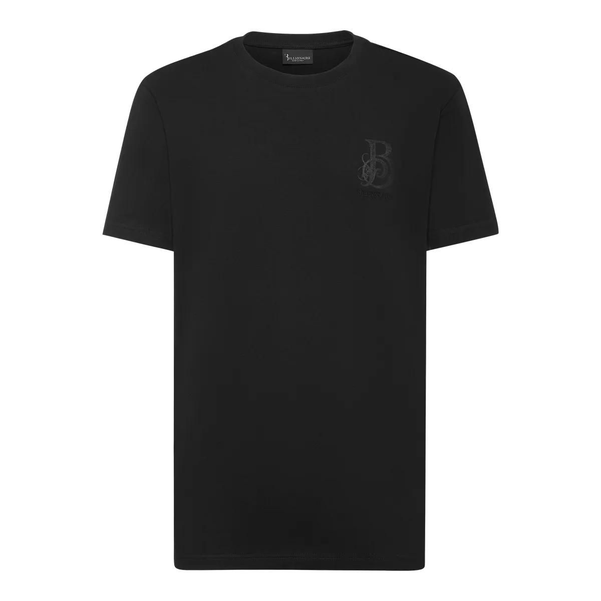 Klassisches Baumwoll-T-Shirt mit Rundhalsausschnitt