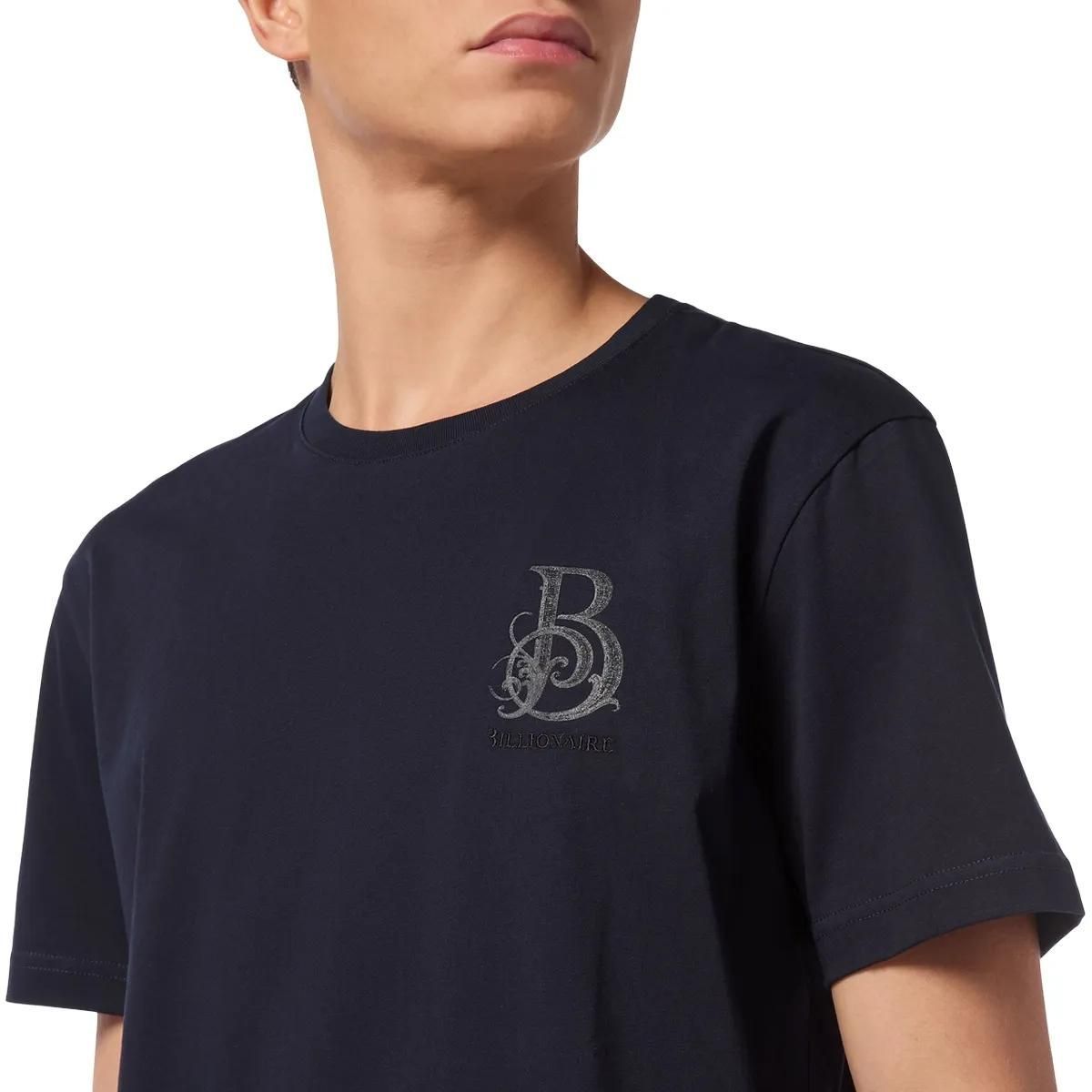 Edles T-Shirt mit Logo-Grafik und Rundhalsausschnitt