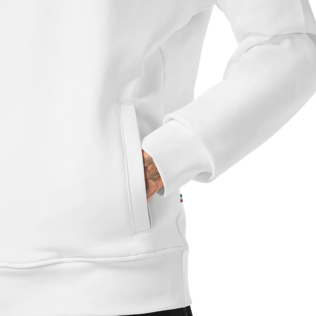 Modernes Viertel-Zip Baumwoll-Sweatshirt