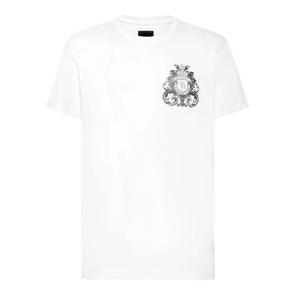 Baumwoll T-Shirt mit Barock Wappen