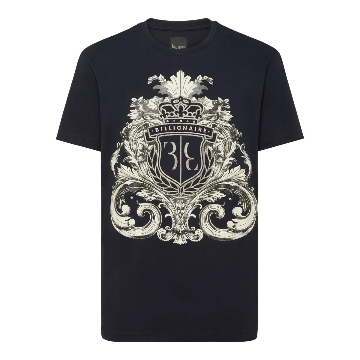 Barockes Wappen Baumwoll-T-Shirt