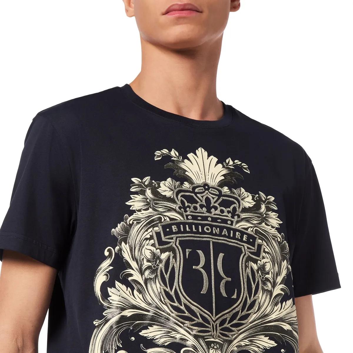 Barockes Wappen Baumwoll-T-Shirt