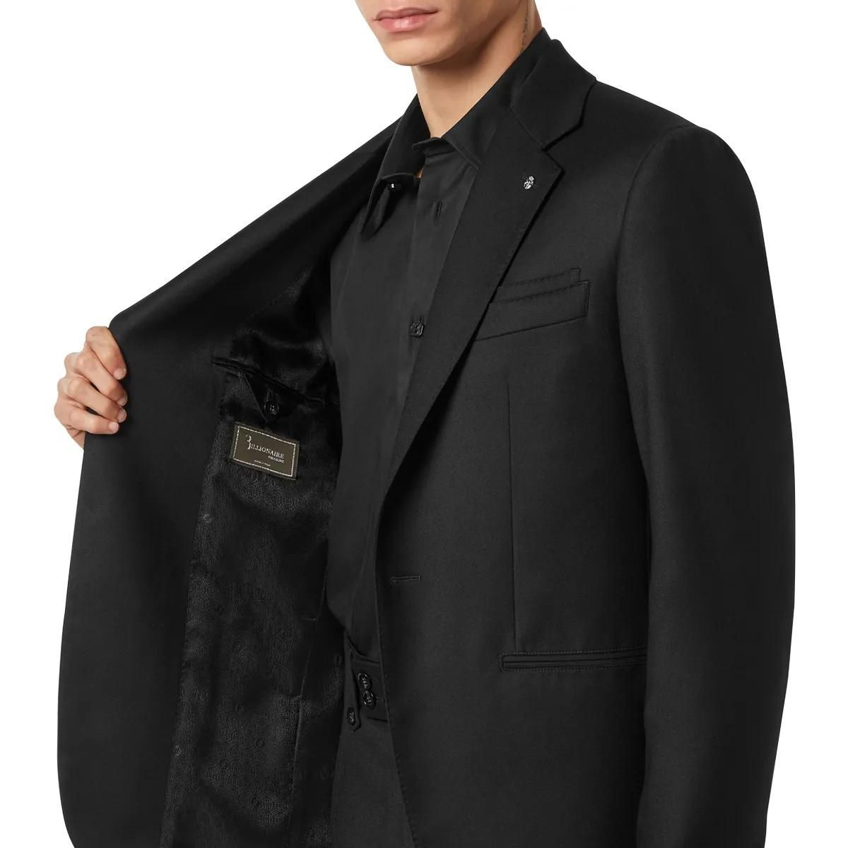 Eleganter Wollmischungsblazer mit einem Knopf