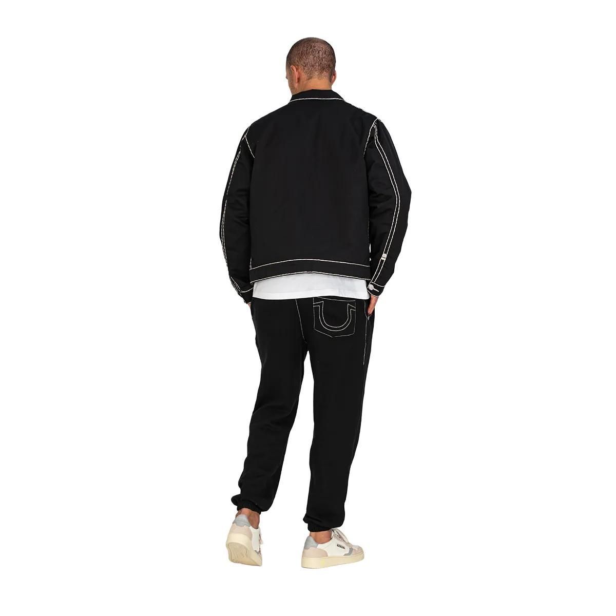 Sweathose mit Kontrastnaht, Relaxed Fit