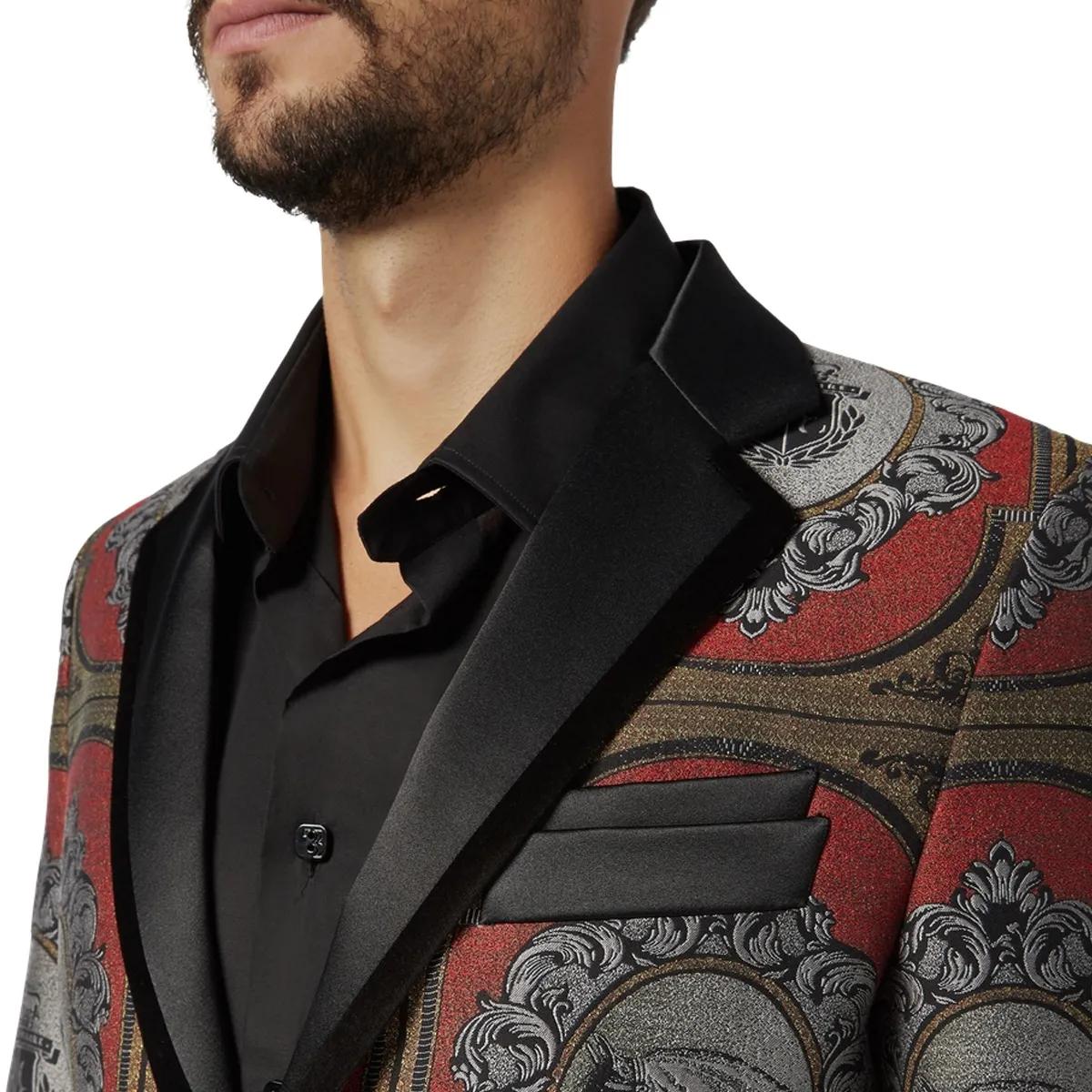 Barock Jacquard Abend Blazer