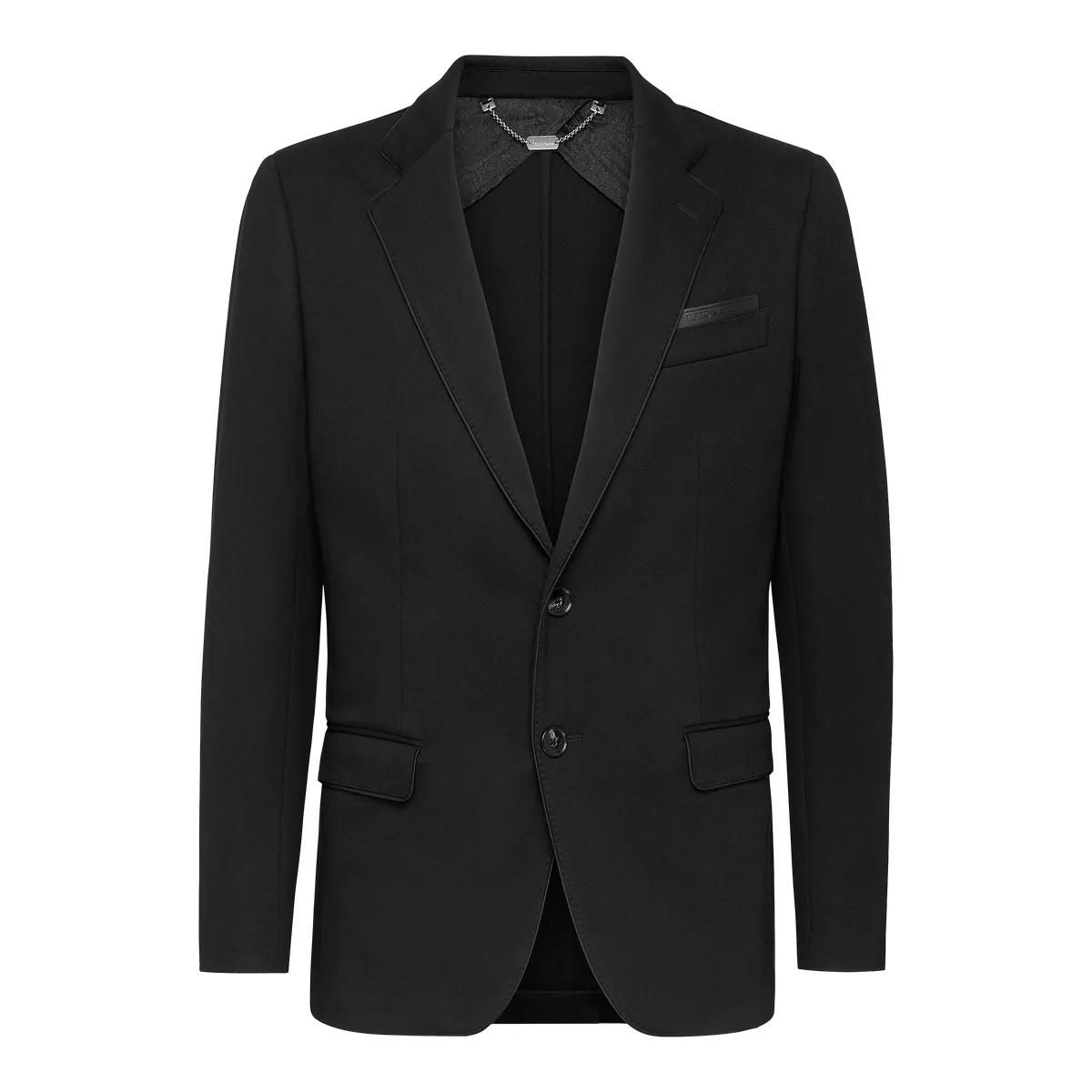 Moderner Jersey-Blazer aus Wollmischung