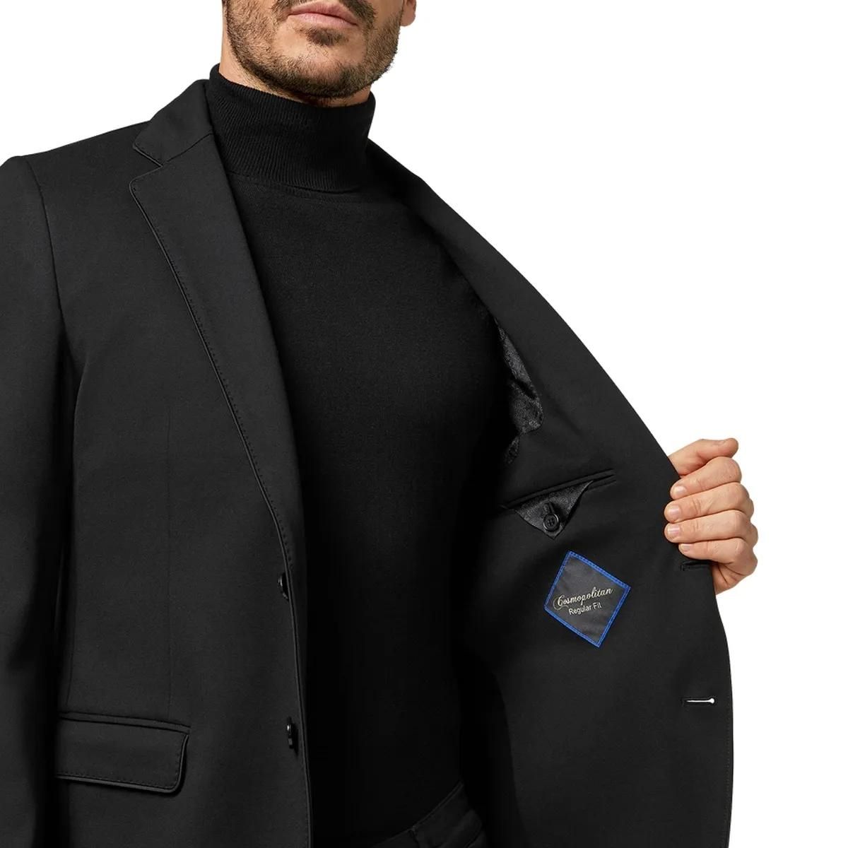 Moderner Jersey-Blazer aus Wollmischung